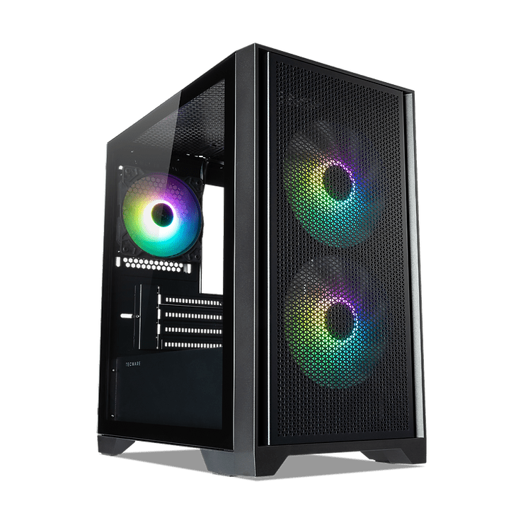 Vektra RDY Neo M2 Series Gaming PC - Intel Core i5 - 12400F, B760M, DDR4 16GB RGB, Gen4 NVMe 1TB SSD, 500 Watts, Windows 11 Pro, 2 Years Warranty - Vektra Computers LLC Vektra RDY Neo M2 Series Gaming PC - Intel Core i5 - 12400F, B760M, DDR4 16GB RGB, Gen4 NVMe 1TB SSD, 500 Watts, Windows 11 Pro, 2 Years Warranty - Vektra Computers LLC